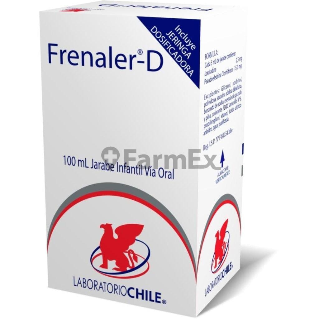 Frenaler D Jarabe x 100 mL Farmex-Chile Salud-Persistente